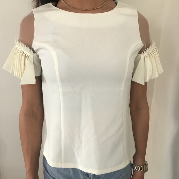 dressy white top